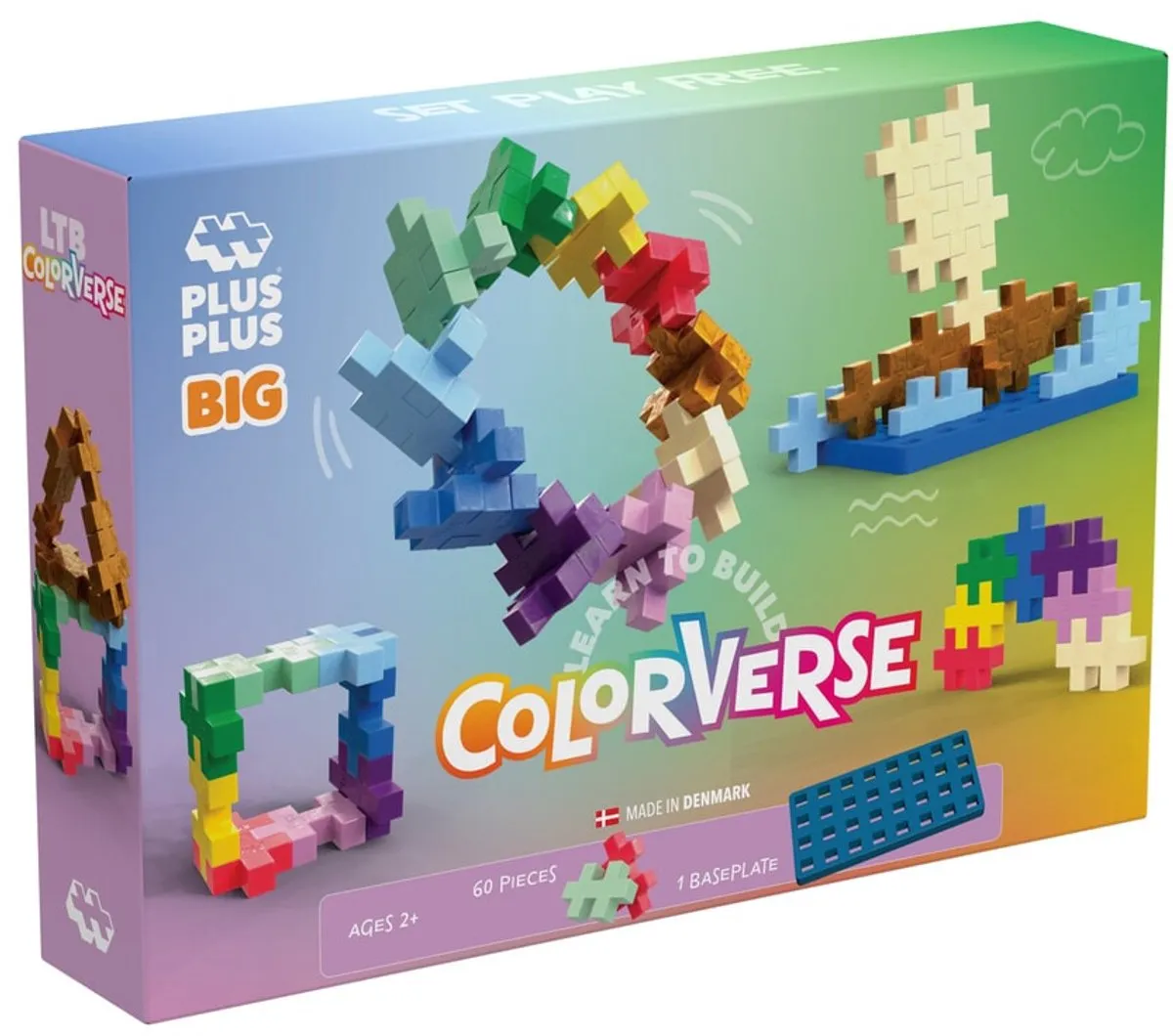 Plus-Plus BIG Colorverse 60-delig Bouwset - 3398