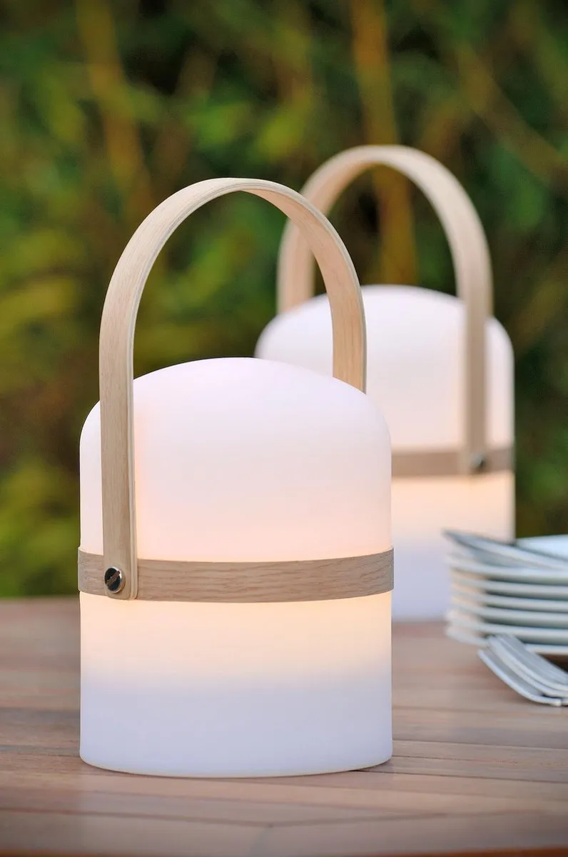 Lucide JOE Oplaadbare Tafellamp - 1x3W 3000K - Ø14,5cm - Wit - afbeelding 6 van 6