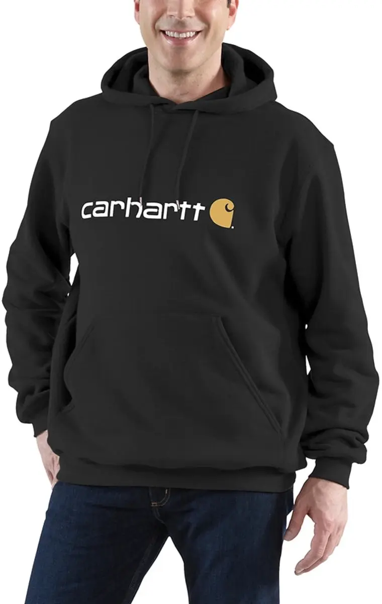 Carhartt Loose Fit Logo Graphic Sweatshirt XXL - Zwart