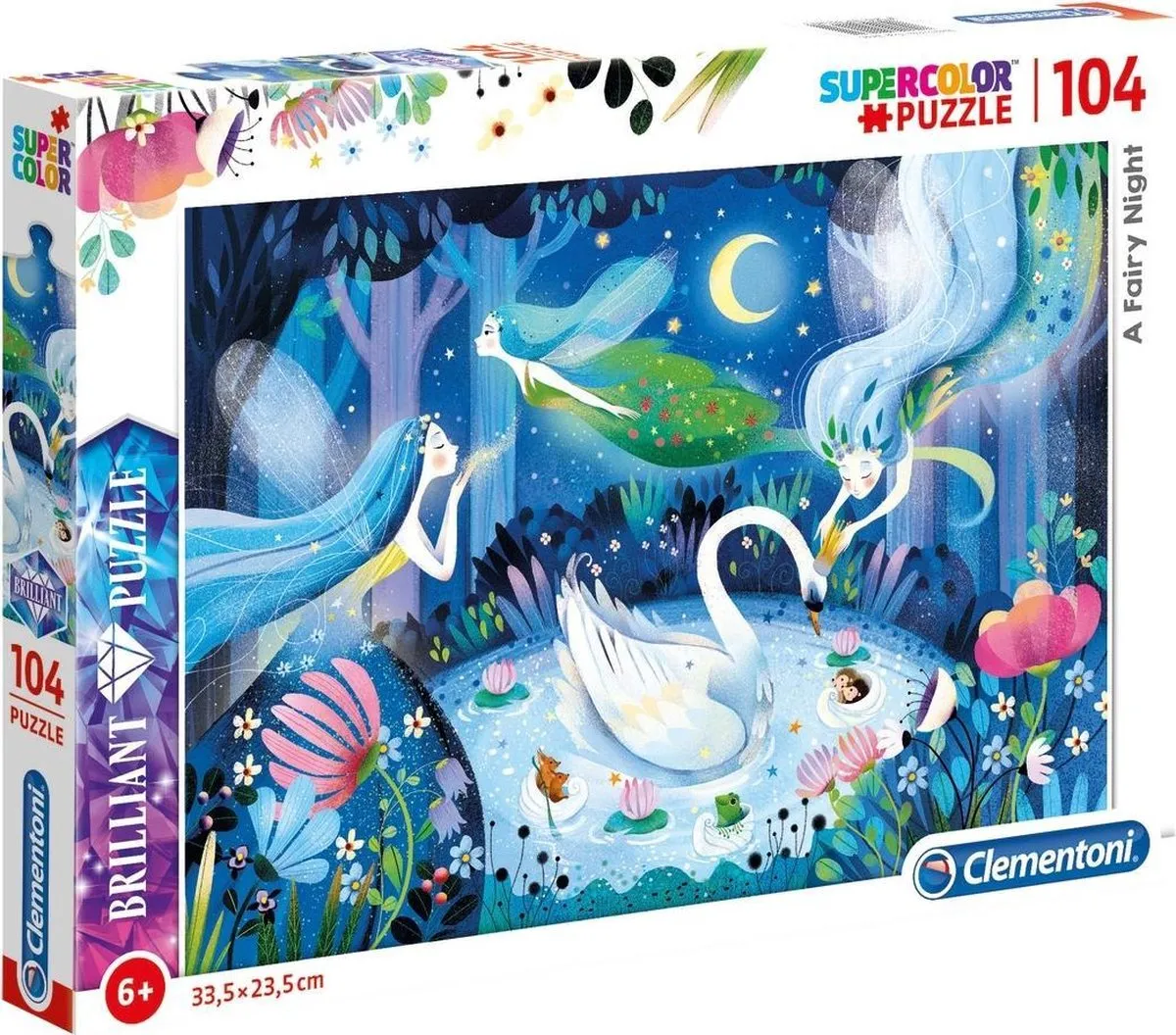 Clementoni A Fairy Night Kinderpuzzel 104 Stuks