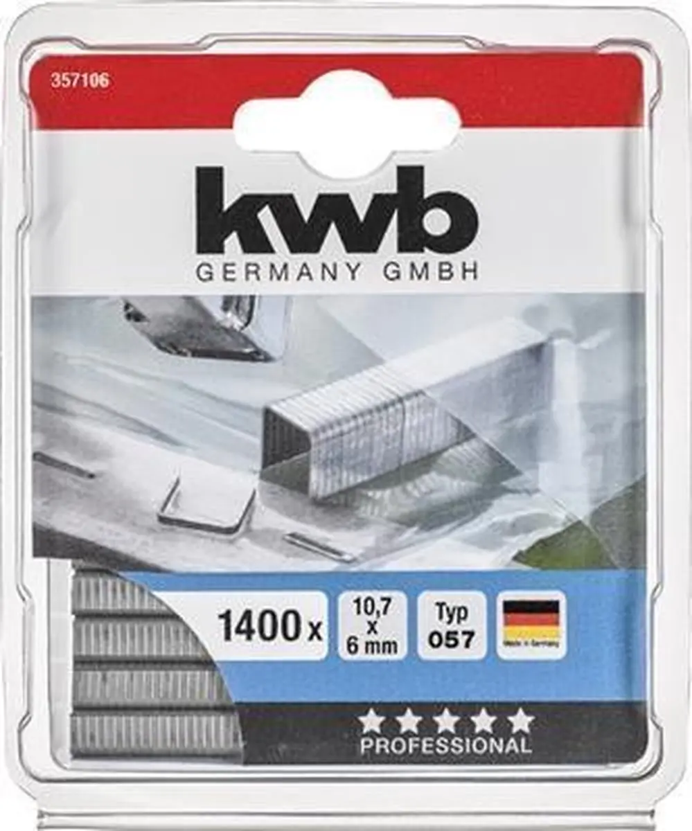 KWB Nieten Hard Type 057C 6mm - 1400 Stuks