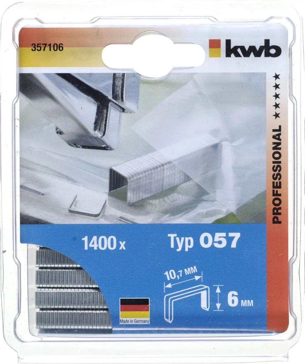 KWB Nieten Hard Type 057C 6mm - 1400 Stuks