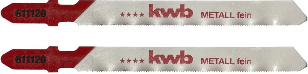 KWB Decoupeerzaagbladen Metaal 6112-20 - 2 Stuks