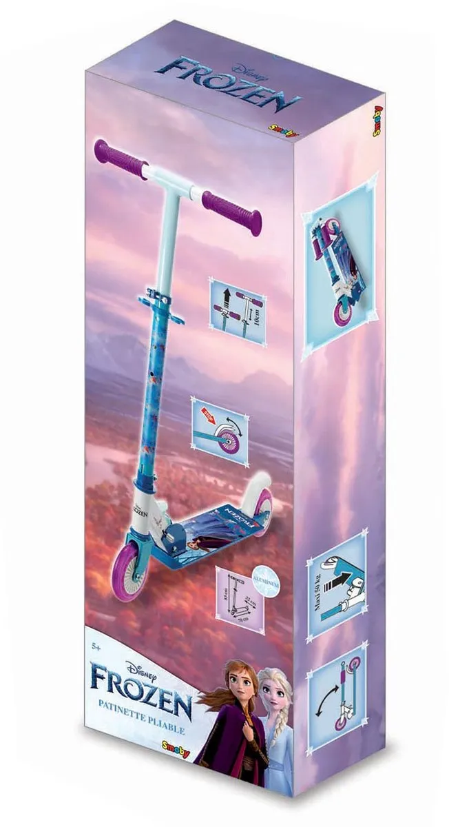 Smoby Step Frozen Step - 2 Wielen 4.72 Inch - Blauw/Paars - afbeelding 6 van 6