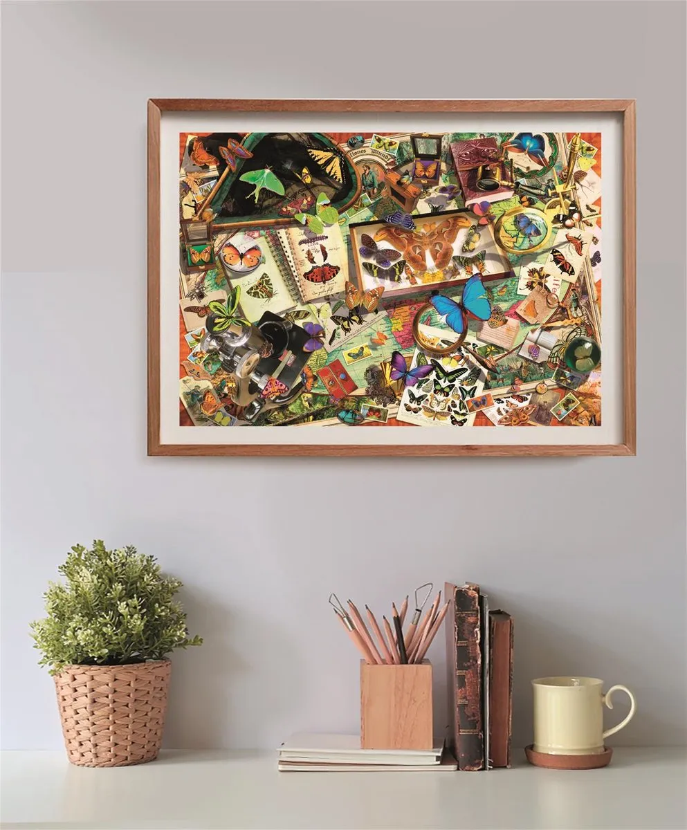 Clementoni De Vlinderverzamelaar Puzzel 500 Stuks - Multikleur