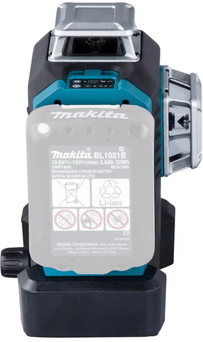Makita SK700GD Kruislijnlaser 12V Max - 3x360° - 35m - Zelfnivellerend