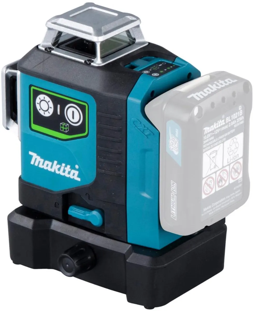 Makita SK700GD Kruislijnlaser 12V Max - 3x360° - 35m - Zelfnivellerend