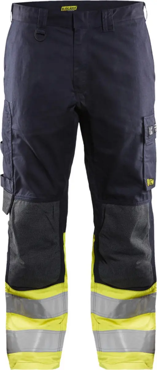 Blåkläder Multinorm Werkbroek Inherent 1488-1512 - Marine/High Vis Geel - Maat 46 - afbeelding 6 van 6