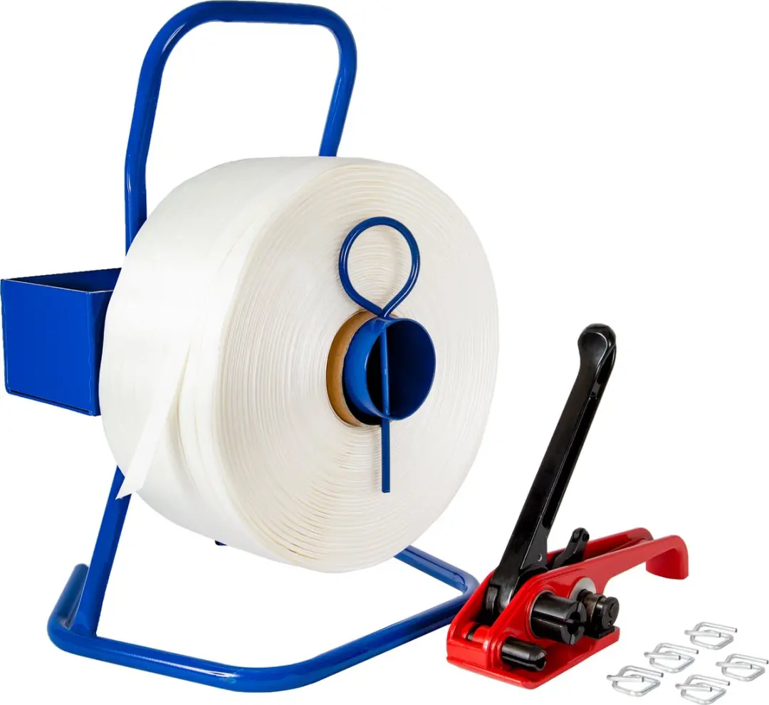 Kortpack Polyesterband 16mm Wit