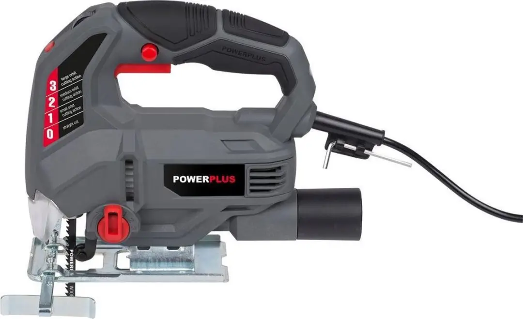 Powerplus POWESET3 Elektrische Decoupeerzaag 710W - 6500 tpm - 16 Zaagbladen