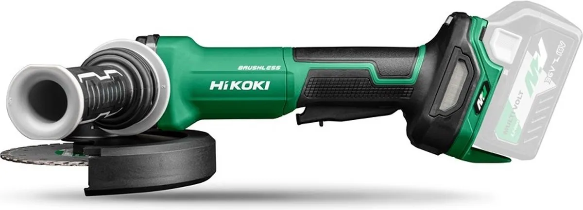 Hikoki G3615DVFW2Z Haakse Slijpmachine 1500W 36V
