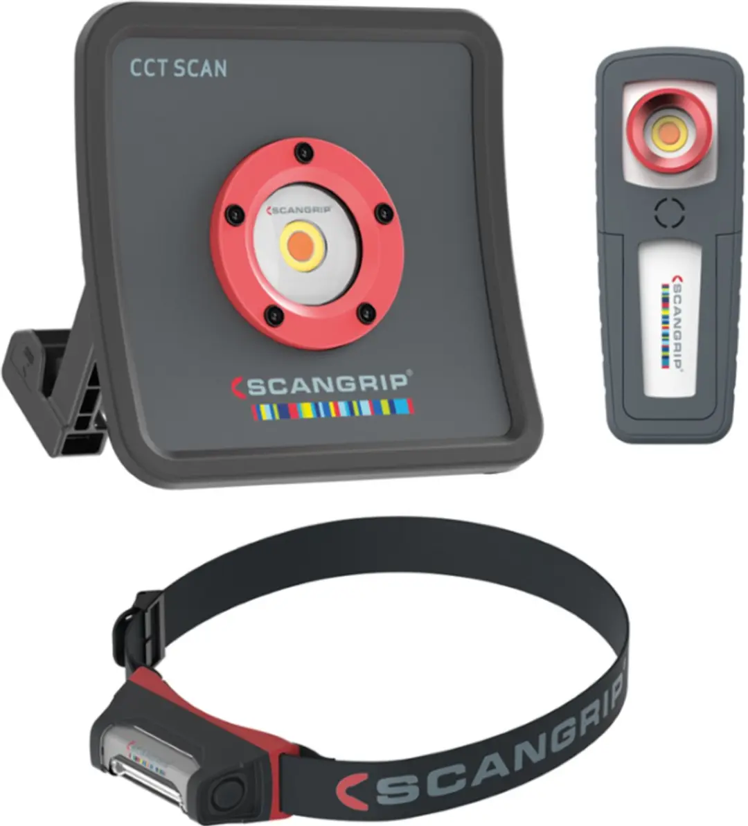 Scangrip Detailing Kit Essential 49.0220 Werklamp Set - 3x 1500W - Zwart