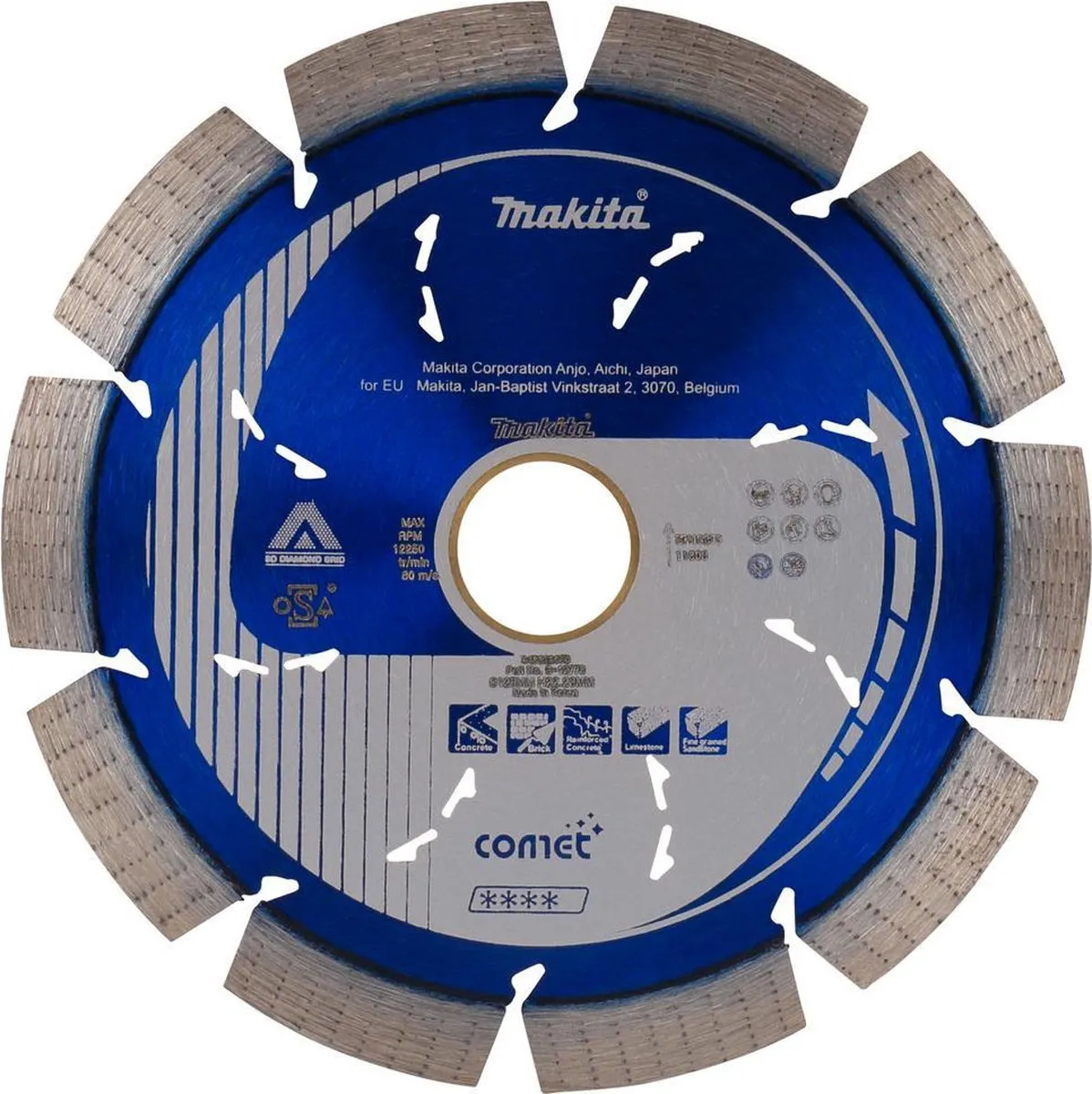 Makita Diamantschijf B-12778 125mm