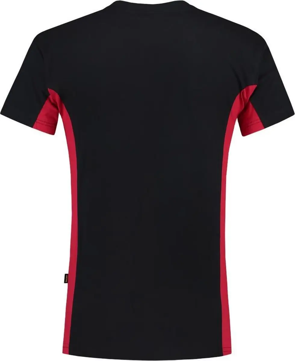 Tricorp 102002 Bi-Color T-shirt - Workwear - XL - Zwart/Rood