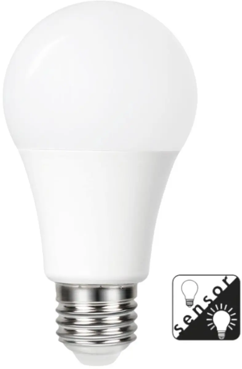 Integral E27 Day/Night Sensor LED Lamp 8W 806 Lumen - 3 Stuks - Mat