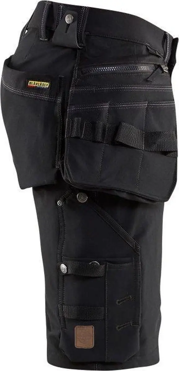 Blåkläder 1988 Short 4-weg Stretch X1900 - Maat 50 - Zwart