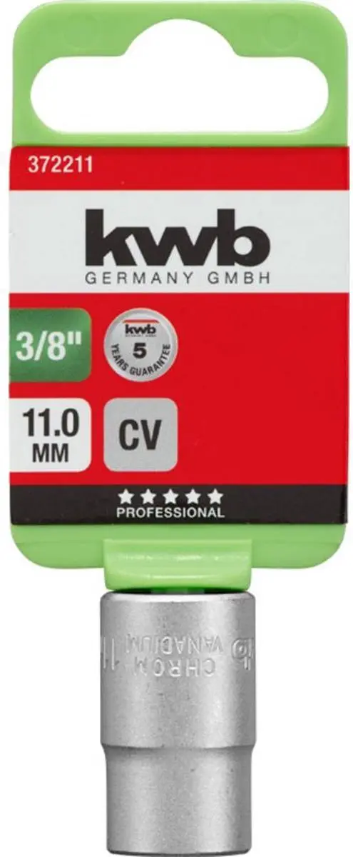 KWB Dopsleutel 3/8" 11mm - 6-kantig