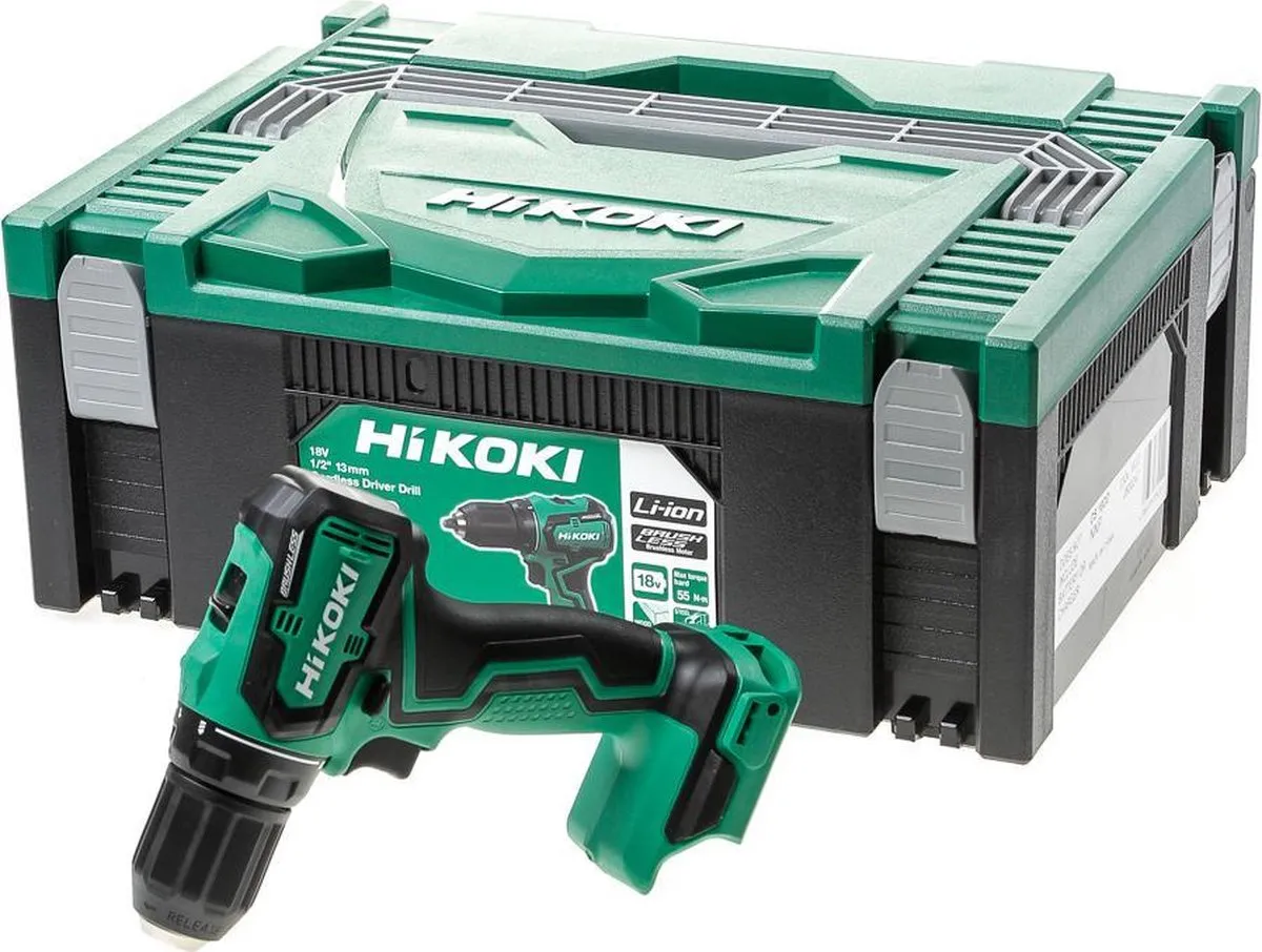 Hikoki DS18DDW2Z Boorschroefmachine - 55Nm - 2 snelheden