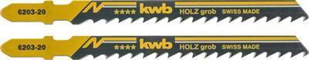 KWB Decoupeerzaagblad Hout Star Grof 6203-20 - 2 Stuks
