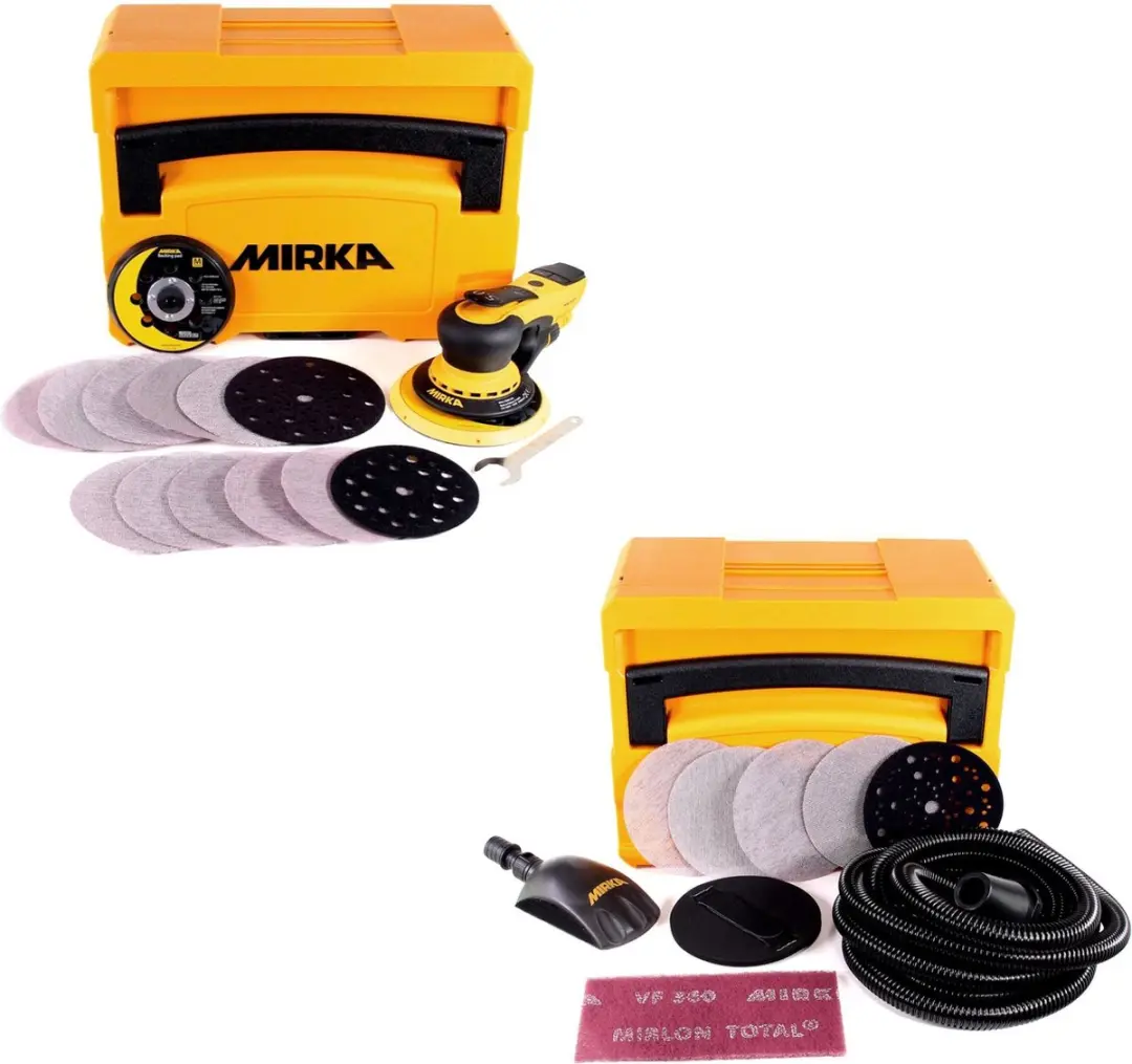 Mirka DEROS 5650CV Excentrische Schuurmachine 150mm - 350W - Set met 240x schijven
