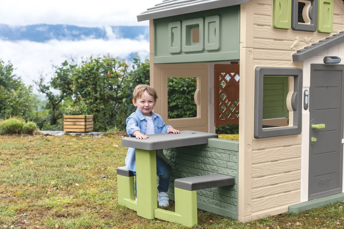 Smoby Picknicktafel Antraciet/Groen STKY-00045005