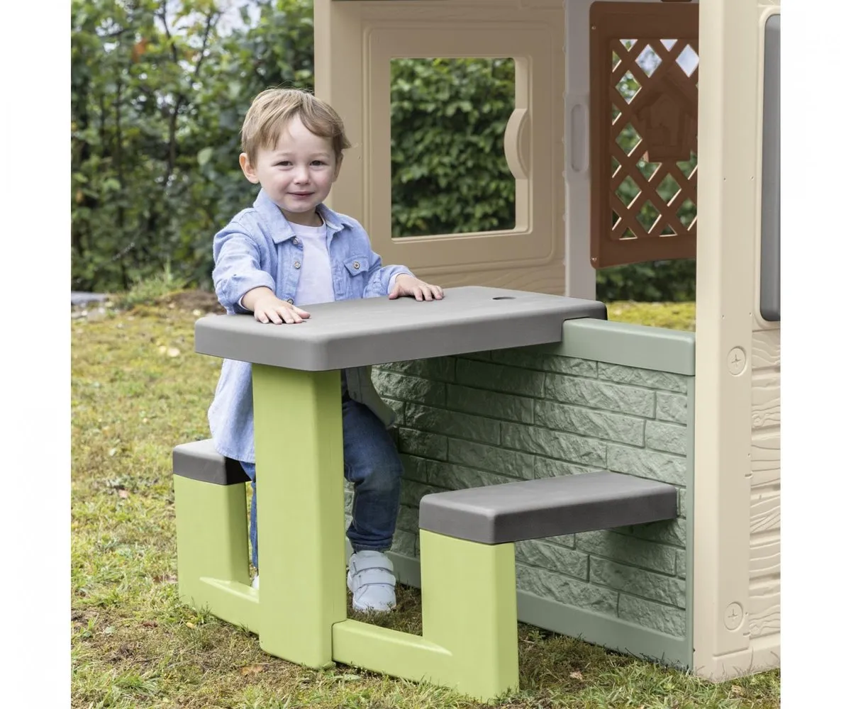 Smoby Picknicktafel Antraciet/Groen STKY-00045005