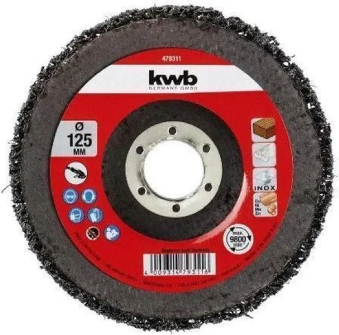 KWB Reinigingsschijf 125mm D125