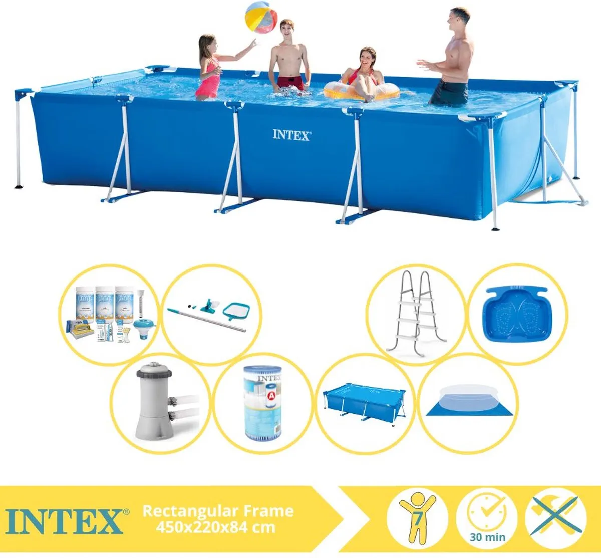 Intex 28273NP Opzetzwembad 450x220x84cm