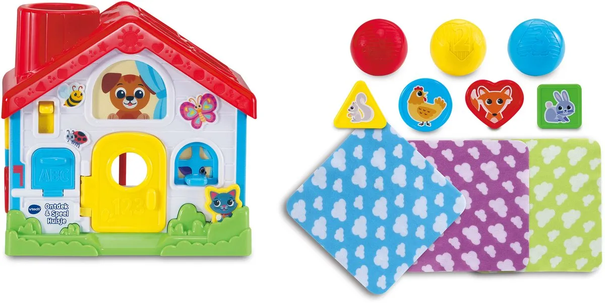 VTech Baby Ontdek en Speelhuis 580620623 - Multicolor