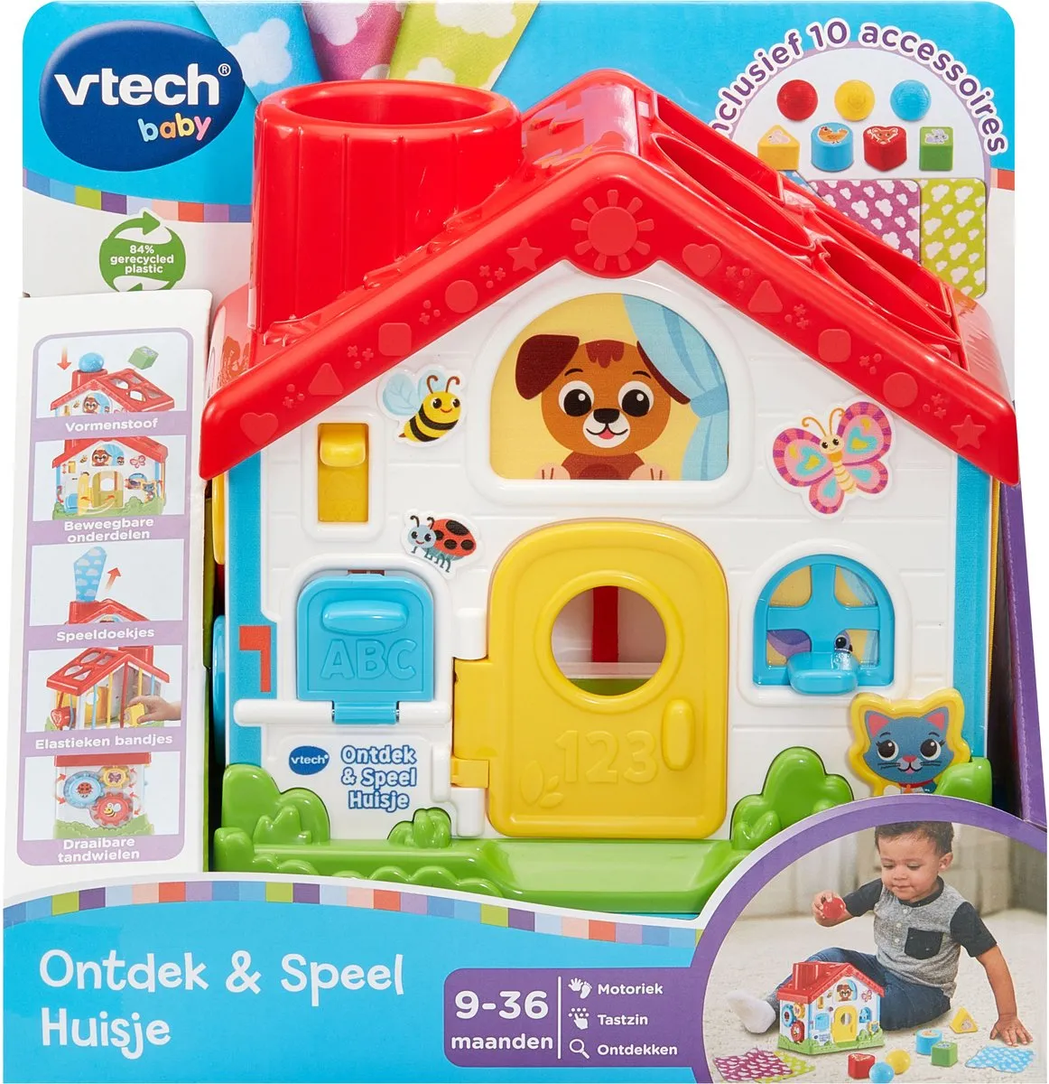 VTech Baby Ontdek en Speelhuis 580620623 - Multicolor
