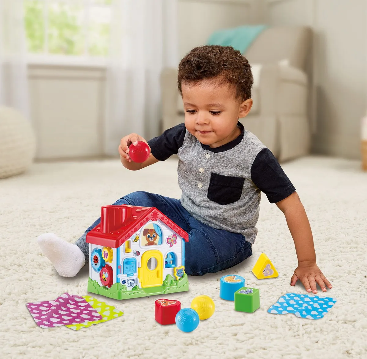 VTech Baby Ontdek en Speelhuis 580620623 - Multicolor
