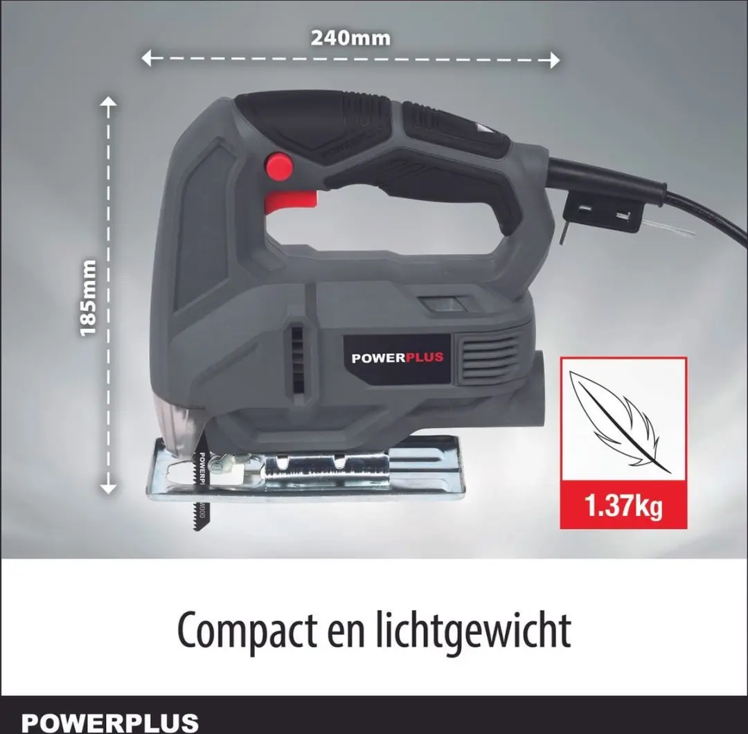 Powerplus POWE30010 Elektrische Decoupeerzaag 450W - afbeelding 6 van 6