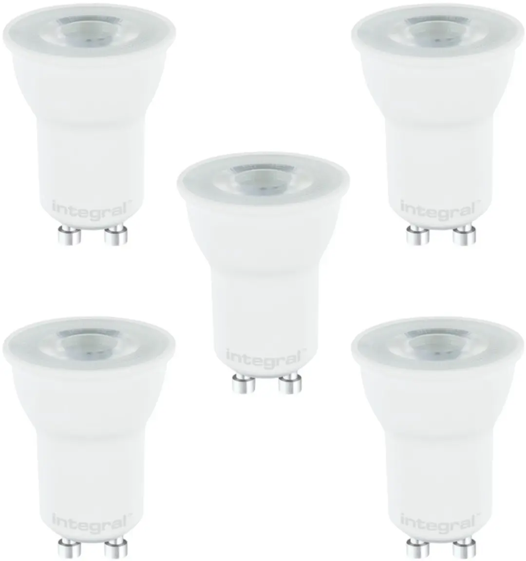 Integral GU10 3.2W 330 Lumen 4000K - 5 Stuks