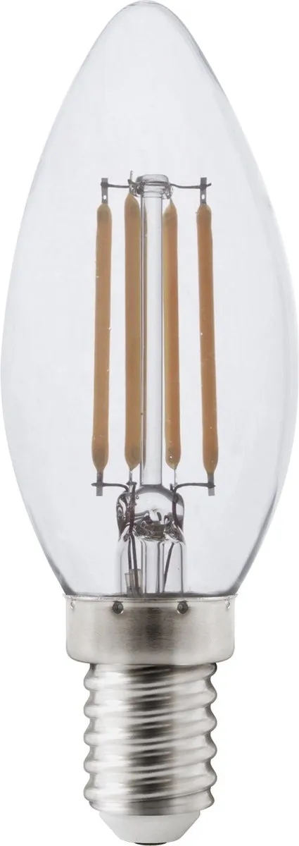 Calex E14 LED Kaarslamp 4,5W Warmwit Dimbaar - Helder