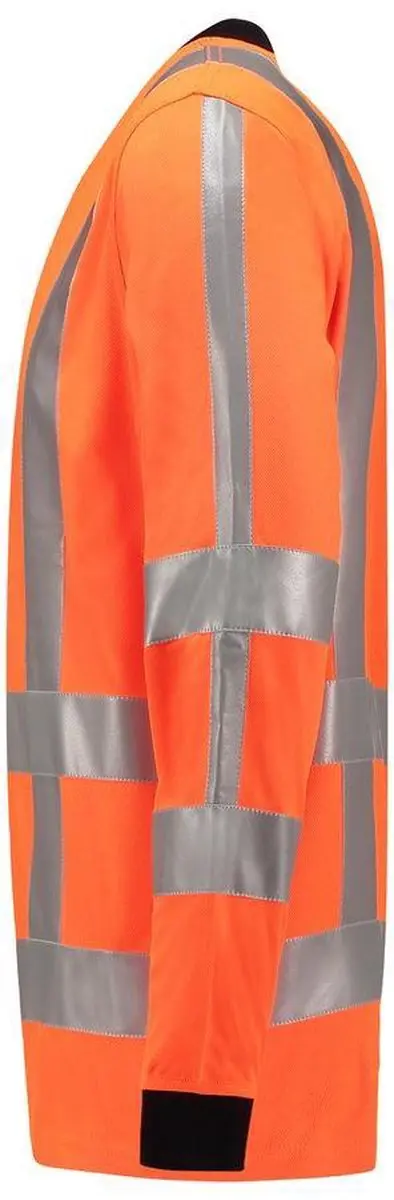 Tricorp T-shirt Birdseye Lange Mouw 103002 - XS - Fluor Oranje
