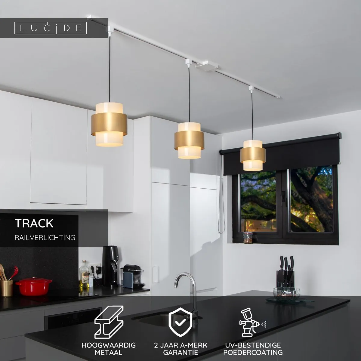 Lucide Track Hanglampadapter Railverlichting - 1-fase Wit