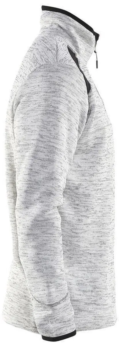 Blåkläder 4943-2117 Gebreid Sweatshirt - Grijs melange/rood L