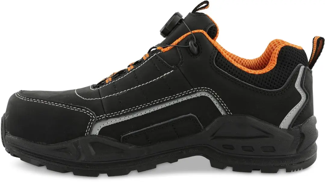 Herock Metron S3 Lage Veiligheidsschoenen - Zwart - Maat 43