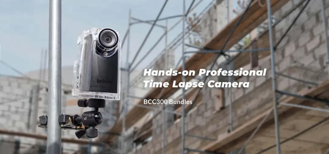 Brinno BCC300-C Construction Camera Clamp Edition - Zwart