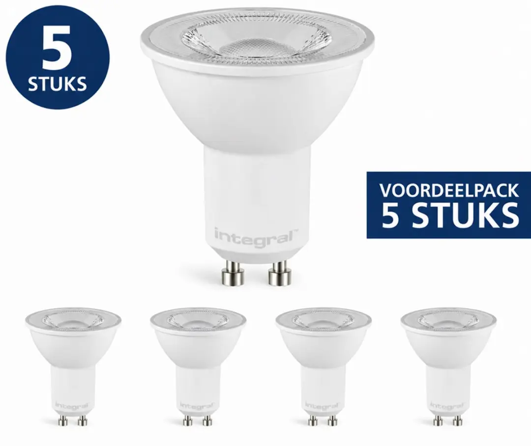 Integral Voordeelpack LED GU10 5.7W 2700K