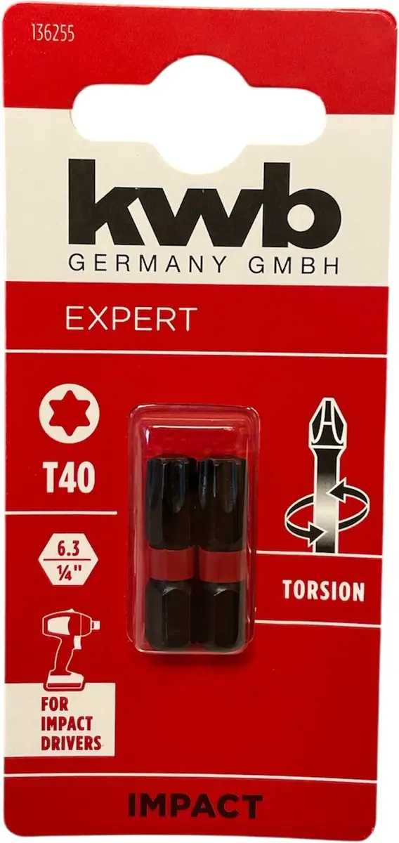 KWB 2 Torsion Bitjes T40