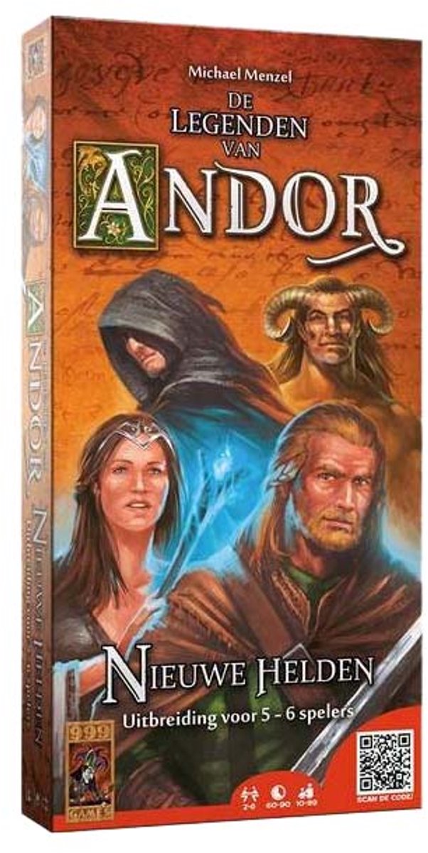 999 Games De Legenden van Andor: Nieuwe Helden 5/6 Uitbreiding Bordspel - Coöperatief spel