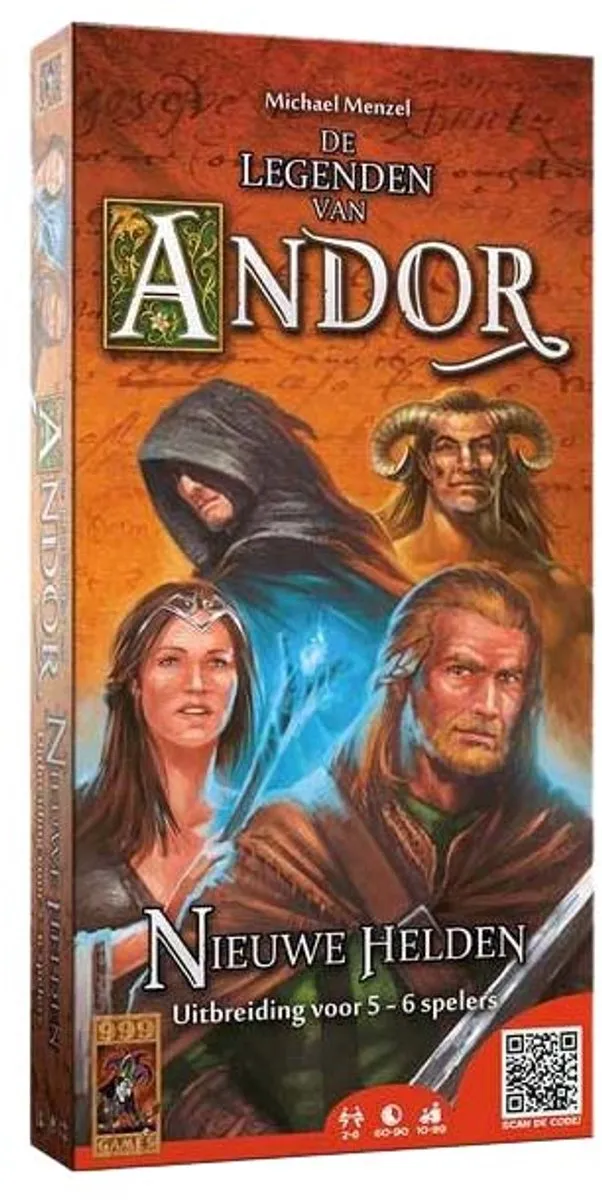999 Games De Legenden van Andor: Nieuwe Helden 5/6 Uitbreiding Bordspel