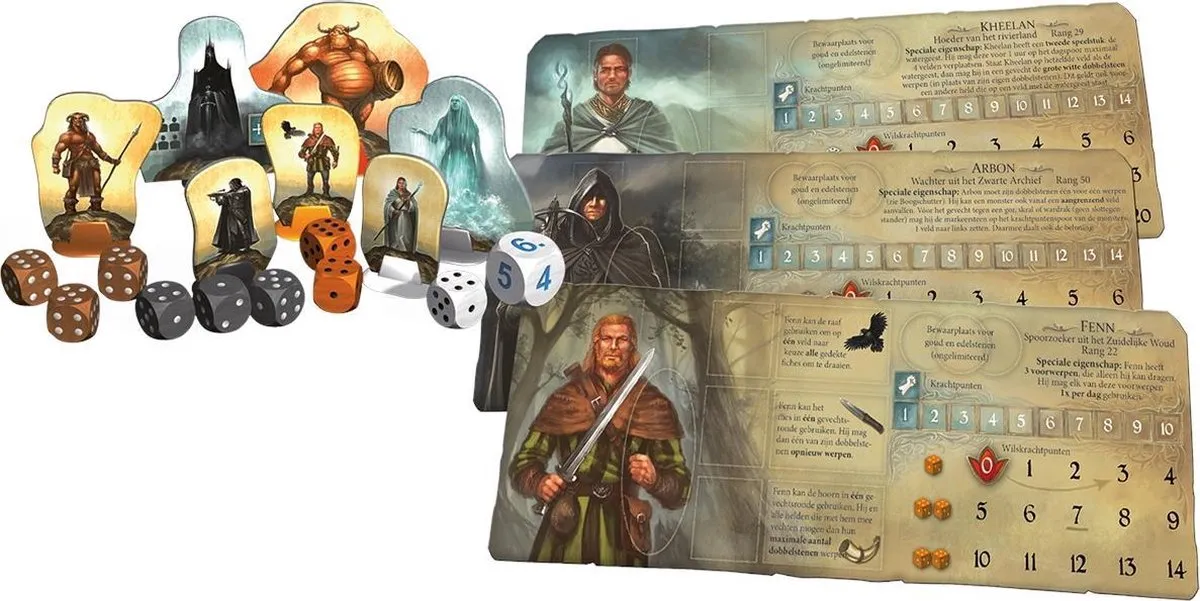 999 Games De Legenden van Andor: Nieuwe Helden 5/6 Uitbreiding Bordspel