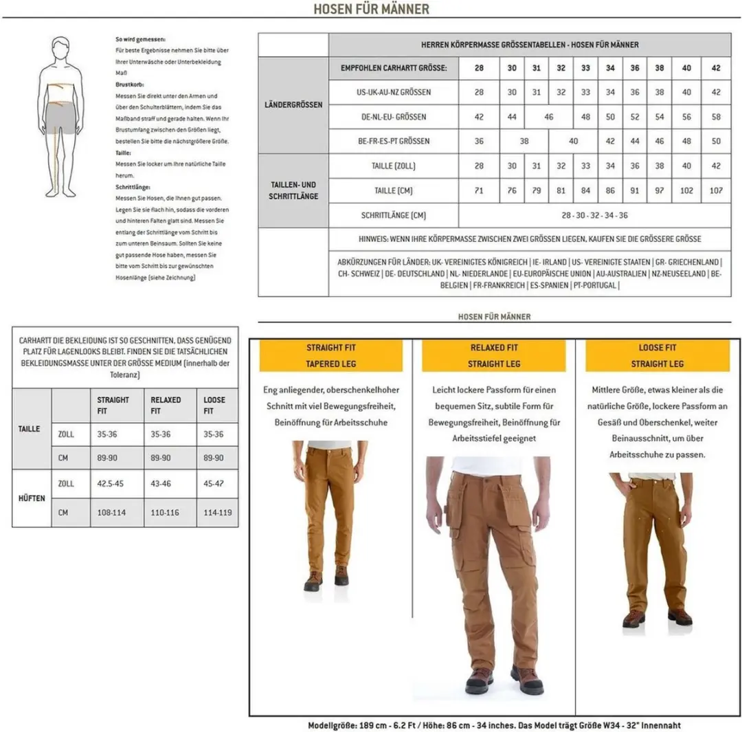Carhartt Steel Rugged Flex Cargo Werkbroek L - Tarmac