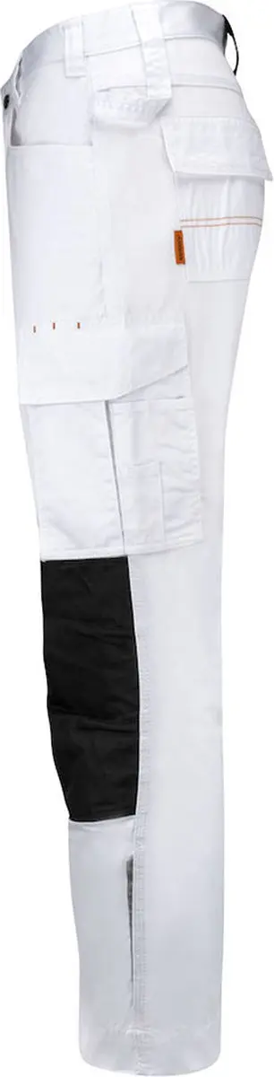 Jobman Service Heren Werkbroek 2321 C58 - Wit/Zwart