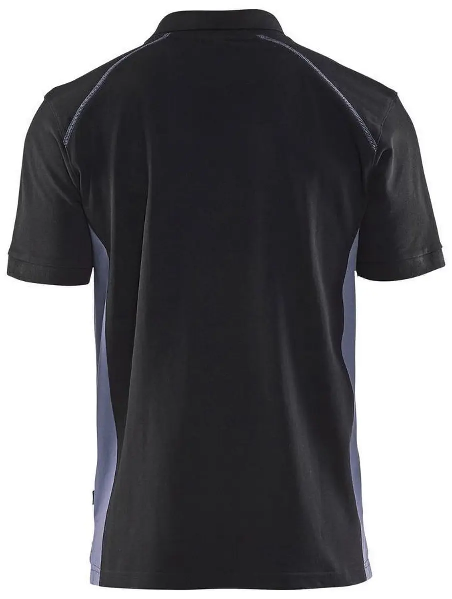 Blåkläder Poloshirt Piqué 3324-1050 - XS - Zwart/Grijs - afbeelding 6 van 6