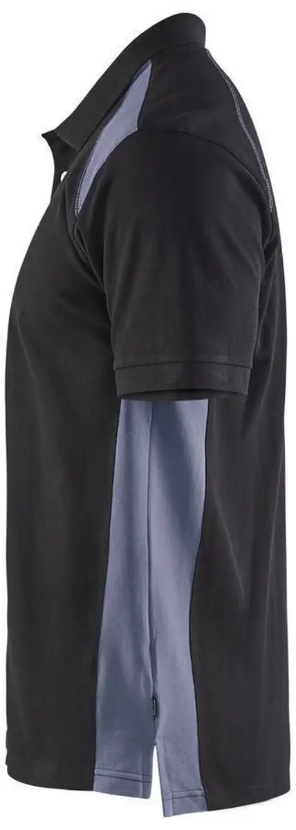 Blåkläder Poloshirt Piqué 3324-1050 - XS - Zwart/Grijs