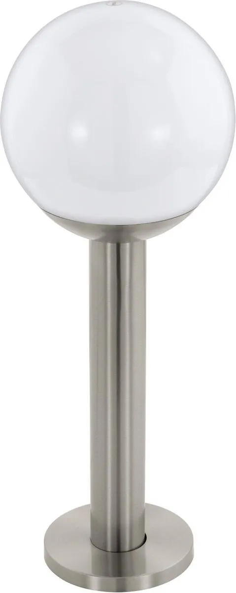 Eglo Nisia-C Sokkellamp E27 LED 9W - Roestvrijstaal - afbeelding 6 van 6
