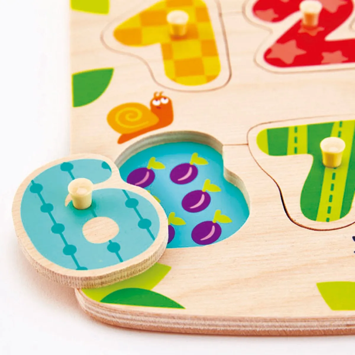 Hape Getallenpuzzel 11-delig - Veelkleurig